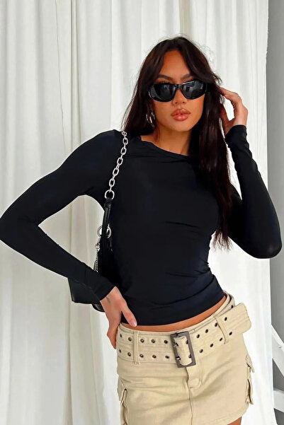 fablair Body basic με στρογγυλή λαιμόκοψη και μακριά μανίκια.