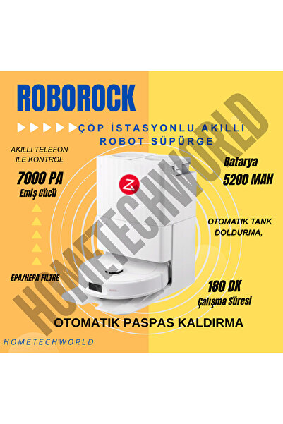 Roborock Ultra Lux Premium Akıllı Robot Süpürge