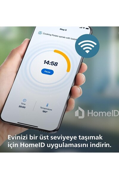 Philips Wfi Kablosuz Bağlantılı 7000 Serisi Airfryer & Fritöz Combi Xxl Conne...