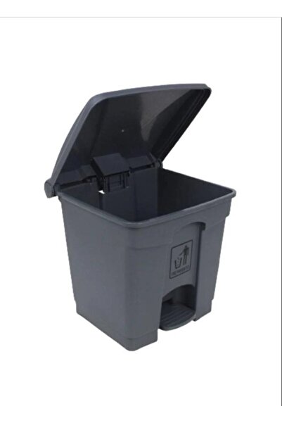 Generic Heavy Duty Pedal Waste Bin Gray 30L