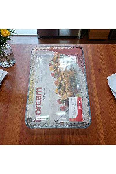 PAŞABAHÇE CAM BORCAM DİKDÖRTGEN TEPSİ 40*27