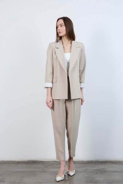 Lady Pixie Belted Premium Fabric Trousers