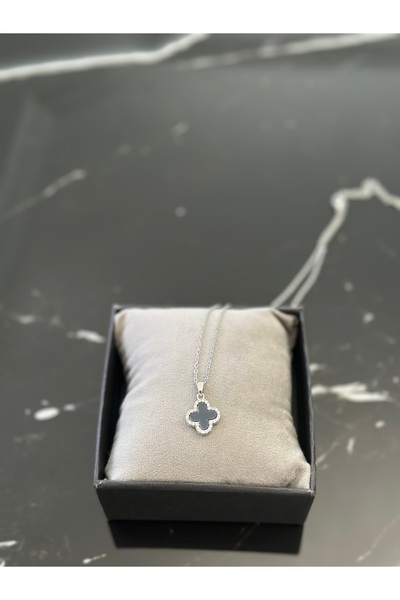 stainless steell Yonca Çelik Kolye