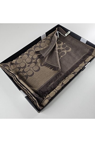 Webinay Home C Desen Soft İpek Yün Şal Çift Taraflı Pamuk Şal Silk Scarf Shawl Hijab