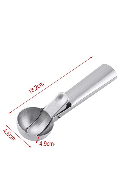 Transformacion Inox 5 cm Dondurma Kaşığı - Karpuz Kurabiye Köfte Helva Porsiyonlama 722040