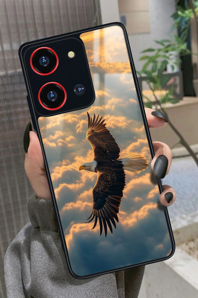 Reeder S19 Max Pro S 108 MP (Zoom) Uyumlu Kartal Tasarımlı Glossy Premium Kılıf