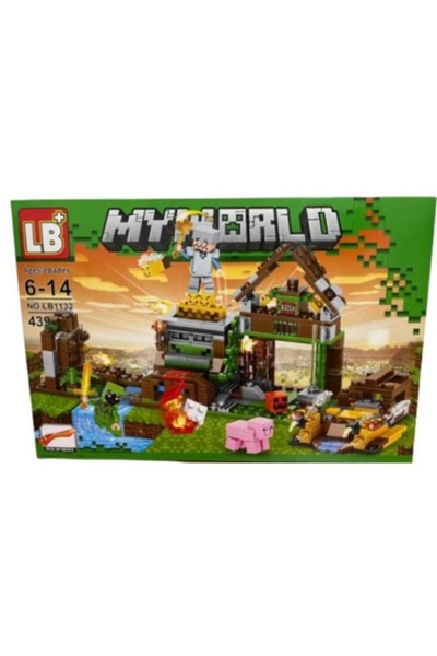 MYWORLD Minecraft Construction Set, 439 pieces, 6-14 years