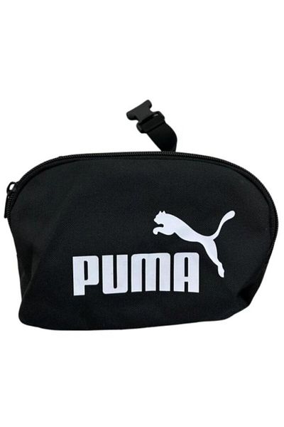 Puma Bag, White-Black, Adjustable Strap, Unisex