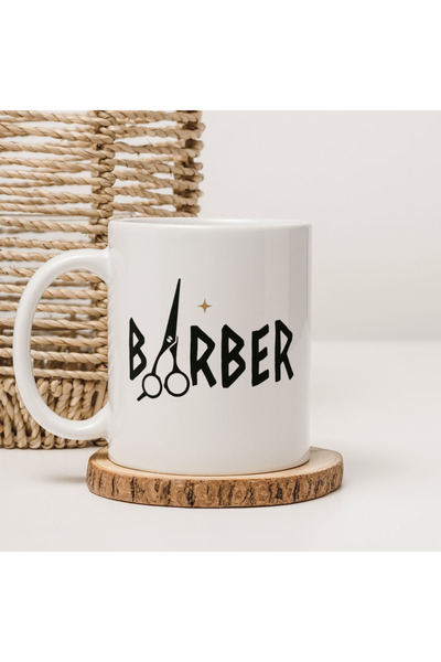 Er-Se Tasarım Barber Mug, Berbere Gift Mug, Gift Mug for Barbers