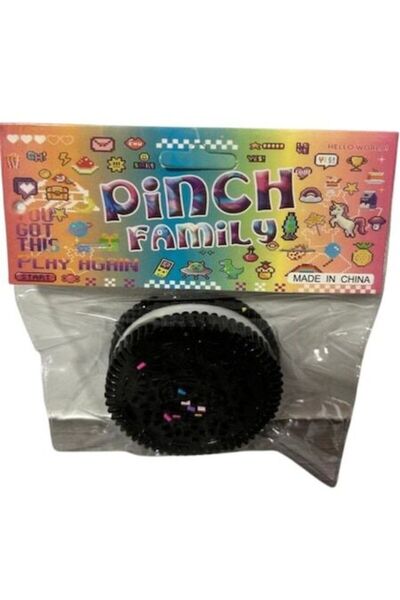 Oreo Jucărie pufoasă, antistres, alb-negru