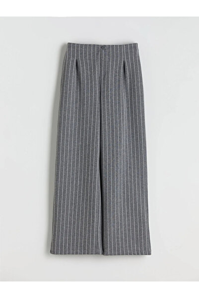 LC Waikiki LCW KidsGri Beli Lastikli Kız Çocuk Eşofman Alt