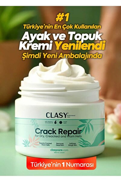 clasy care kozmetik Clasy Care Crack Repair Ayak ve Topuk Kremi