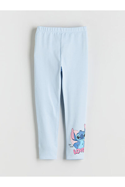 LC Waikiki Elastic Waist Stitch Printed Girls' Leggings