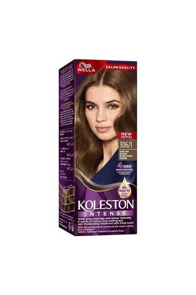 JP Wella, Koleston Maxi Hair Color Dark Ash Blonde No. 306/1 - 1 Pack
