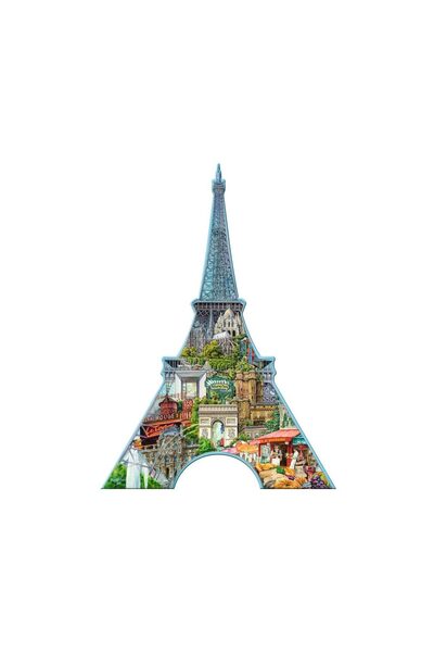 RAVENSBURGER Παζλ - Περίγραμμα Πύργου του Άιφελ, 960 κομμάτια