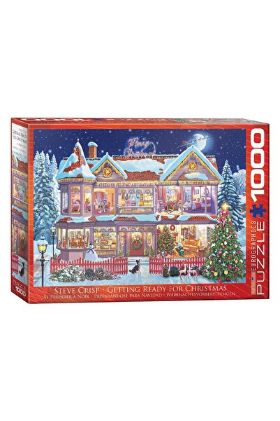 Eurographics Puzzle - Steve Crisp: Getting Ready Christmas, 1000 piese