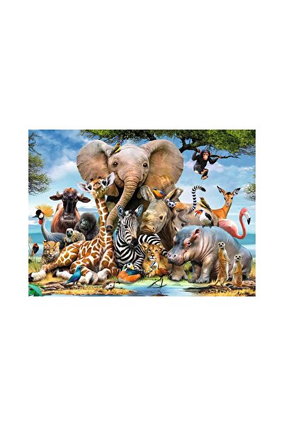 RAVENSBURGER Puzzle - African Friends, 300 pieces