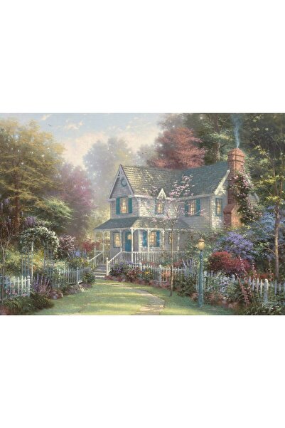 Schmidt 500 Pieces Puzzle - Thomas Kinkade: Victoria Garden Ii, Cutie Metallica