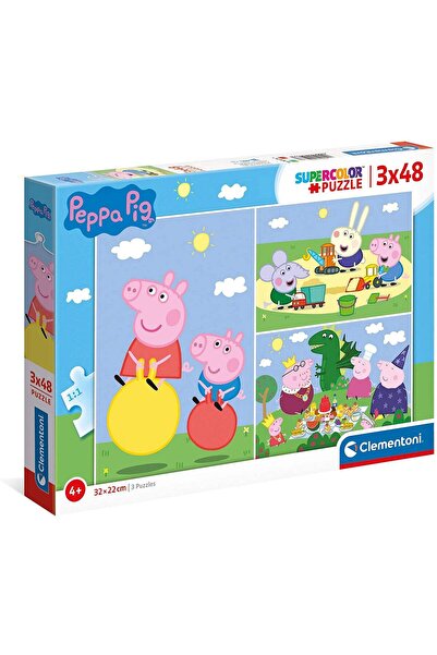 CLEMENTONI Παζλ 3x48 τεμάχια - Πέππα Πιγκ