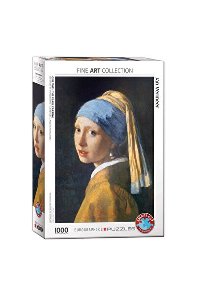 Eurographics Puzzle - Johannes Vermeer: The Girl with a Pearl Earring, 1665, 1000 piese