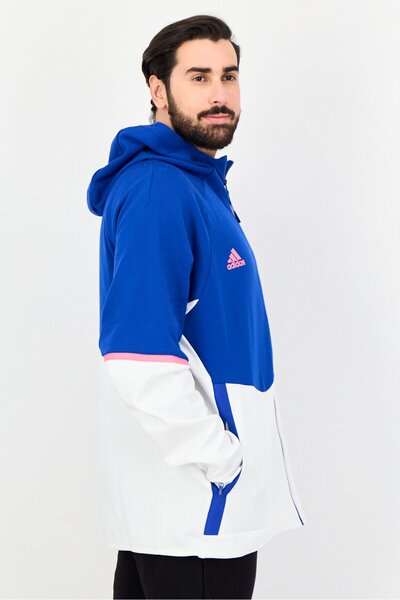 adidas Men Sportswear Fit Long Sleeves Outdoor Hoodies, Multicolor