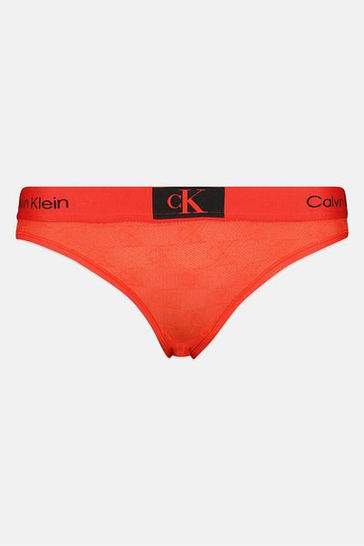 Calvin Klein Women Brand Logo Pull On Panty, Red