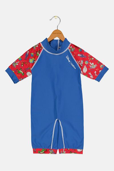 Coega Sunwear Coega x Disney Toddlers Girl Allover Print One Piece Swim Suit, Multicolor