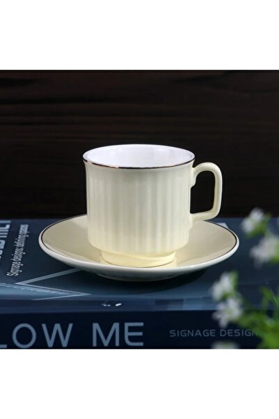 rexa طقم فناجين شاي بورسلين كلاسيكي - 6 فناجين مع صحن