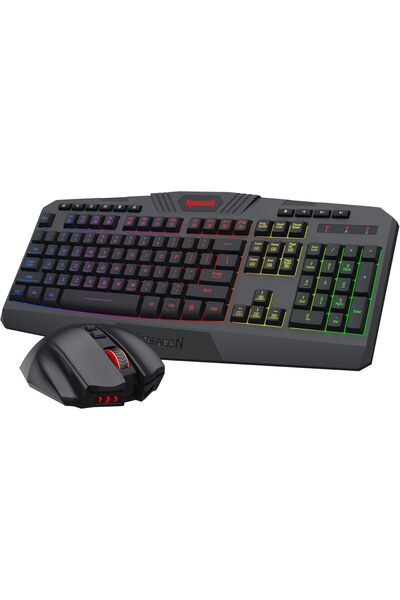 REDRAGON K551 RGB Mechanical Keyboard & Mouse Combo – Blue Switches