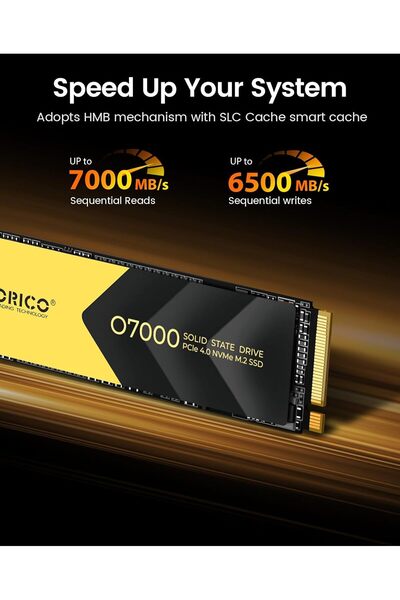Orico O7000 2TB NVMe M.2 PCIe 4.0 x4 SSD (Up to 7000MB/s)