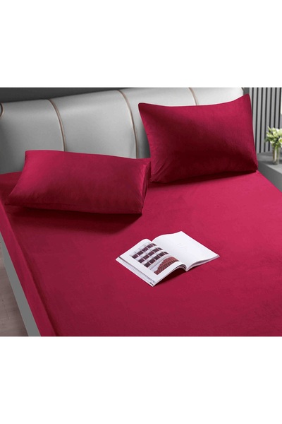 CHIRASO VELVET Bed Cover Set, with ELASTIC, for 180x200 and 160x200 mattress and 2 Pillowcases