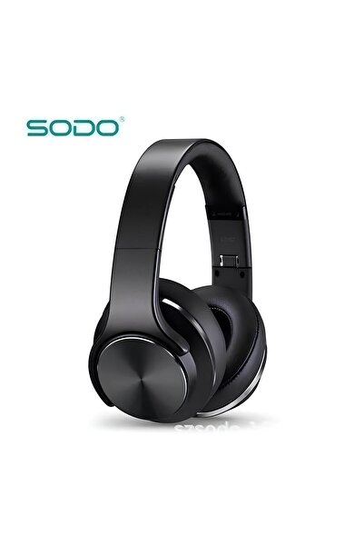 Sodo MH5 Over-Ear Bluetooth Headphones with Microphone Black