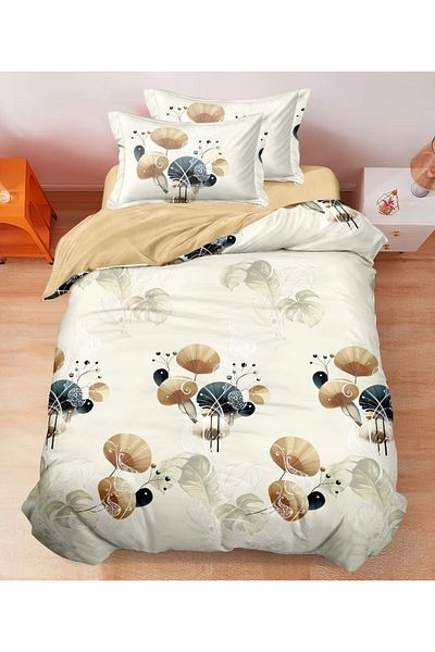 CHIRASO CHIRASO Bedding Set, 1 Person, ELASTIC Sheet 140x200cm, Duvet Cover 160x200cm, 2 Pillowcases