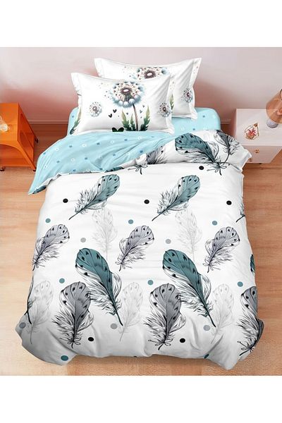 CHIRASO CHIRASO Bedding Set, 1 Person, ELASTIC Sheet 140x200cm, Duvet Cover 160x200cm, 2 Pillowcases
