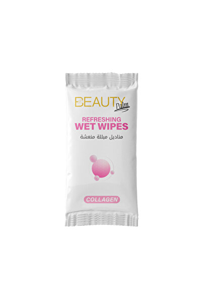 Beauty Palm مناديل مبللة منعشة، 25 منديلًا/عبوة - كولاجين