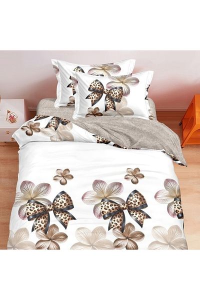 CHIRASO CHIRASO Bedding Set, 1 Person, ELASTIC Sheet 140x200cm, Duvet Cover 160x200cm, 2 Pillowcases