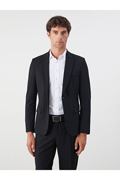 LC Waikiki Чорний вузький чоловічий блейзер