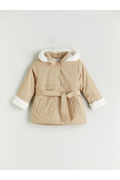 LC Waikiki LCW Kids Kapüşonlu Kız Çocuk Mont