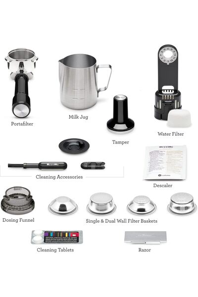 Breville Barista Pro Espresso Machine, Silver, BES878