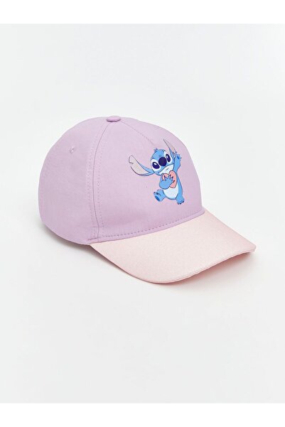 LC Waikiki Karişik Lilo Ve Stitch Baskılı Kız Çocuk Kep Şapka