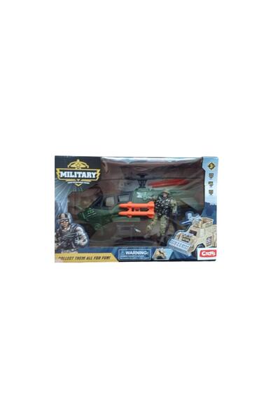 ctoy Oyuncak Helikopterli Asker Seti F14-1A (Karışık Modellerde 1 Set)