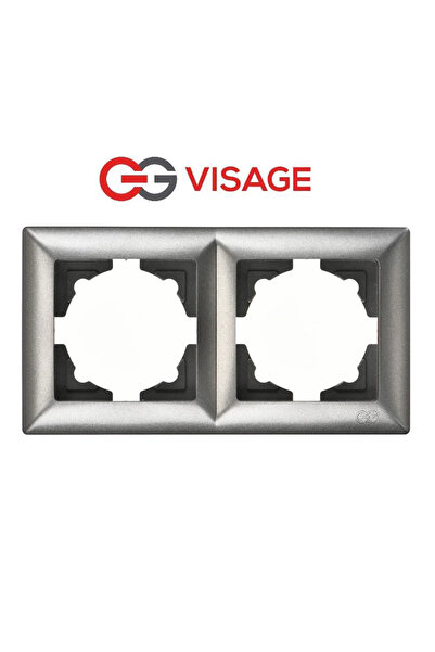 Glowify Store Visage ambiance smoky 2-piece frame - compatible frame for socket and switch