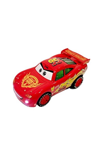 OEM Masinuta Cars metalica cu sunete si lumini, rosu, 12 cm