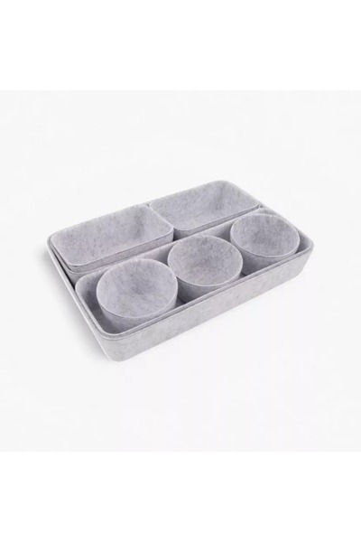Home Box Floris 8-Piece Felt Drawer Organizer Storage Set