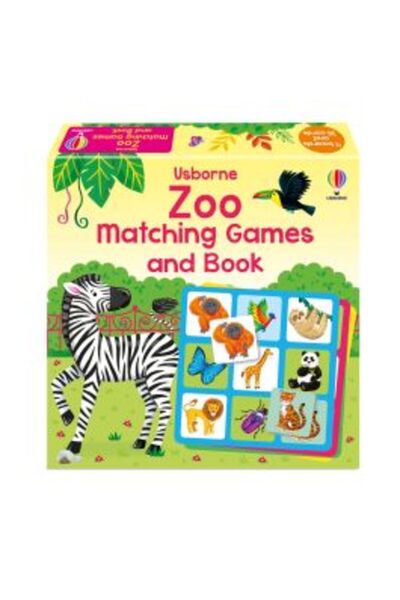 Usborne Publishing Zoo Matching Games and Book