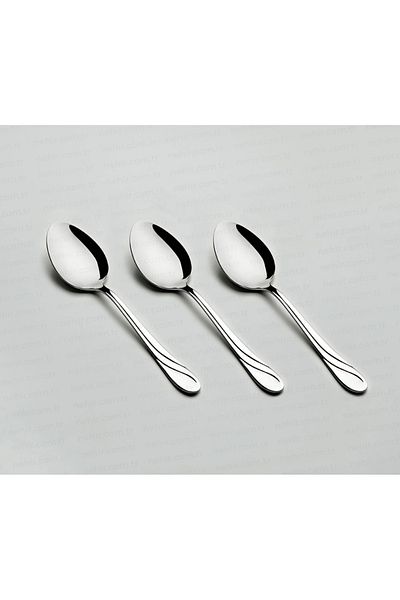 MORMAVİ Nhr Sfr Model 12 Pieces of Table Spoon (Stainless Guaranteed)