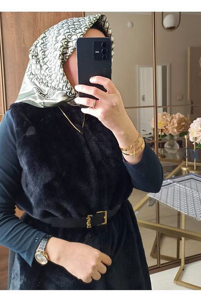 MODA D Pattern Cotton Soft Scarf