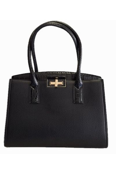 OEM Maria C. - Geantă de birou, piele, 2 compartimente separate