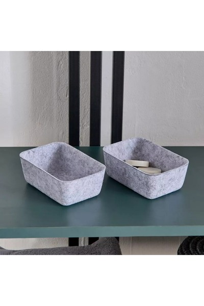Home Box Floris 8-Piece Felt Drawer Organizer Storage Set