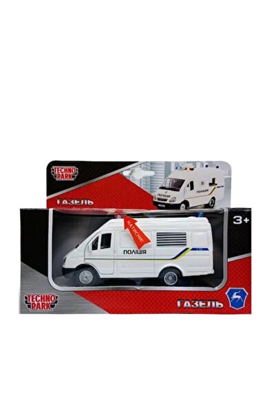 MASHASHOP Mașină mecanică din metal, Gazeli Police, uși care se deschid, port...